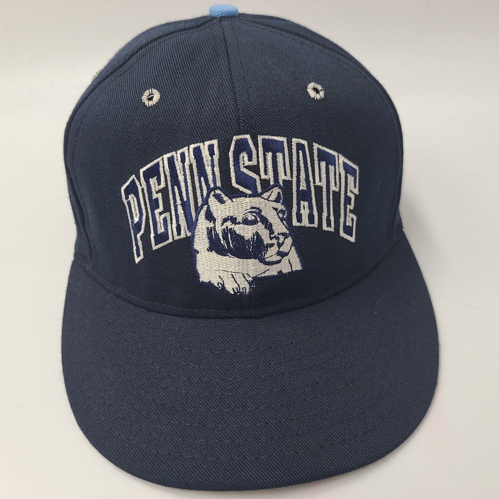 Vintage Penn‎ State Nittany Lions Hat Fitted 7 1/4 Pro Line Blue NCAA University
